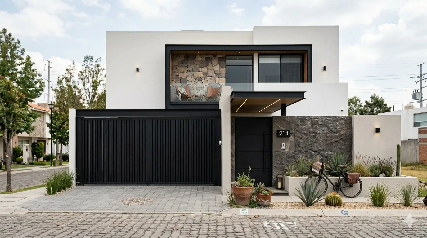 Trabajo de herrería instalado para acceso residencial o comercial